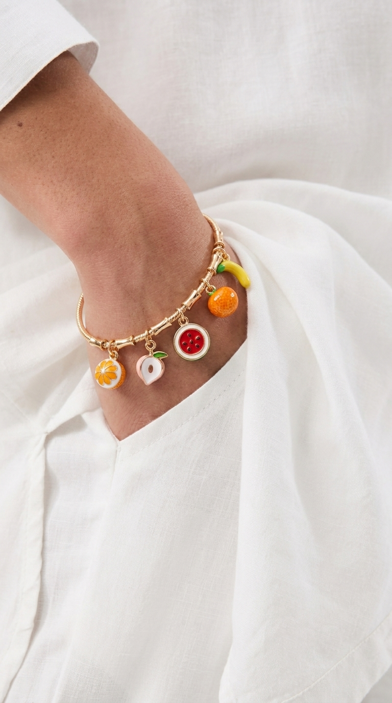 Fruity Loop Charms Bracelet