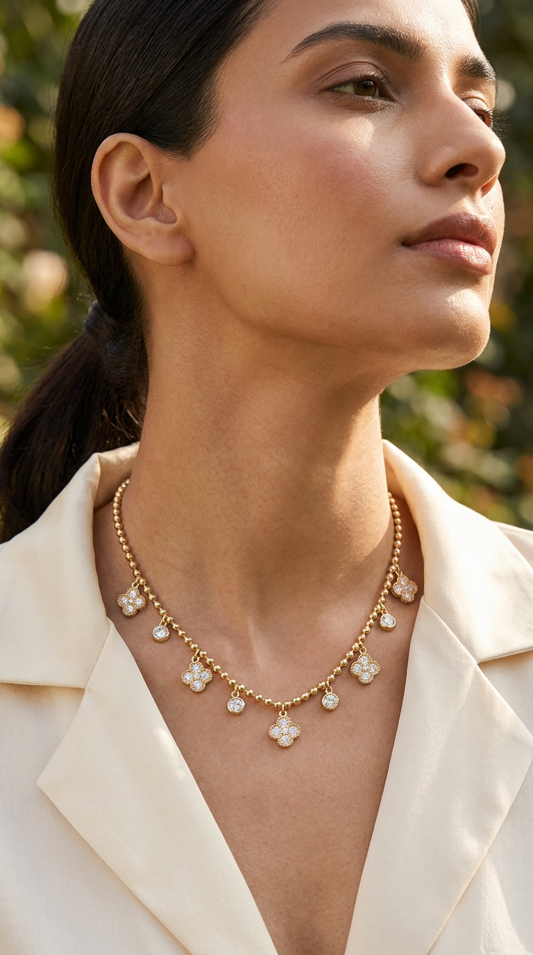 Daisy Drizzle Necklace