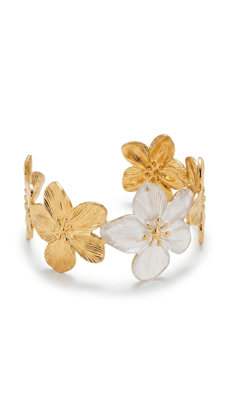 Garden Bloom Cuff Bracelet