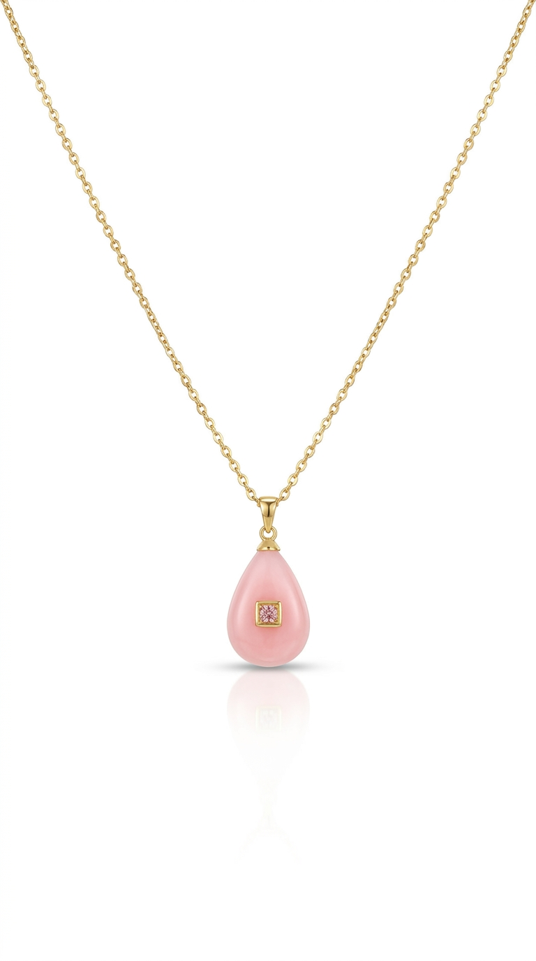 Rosé Drop Necklace
