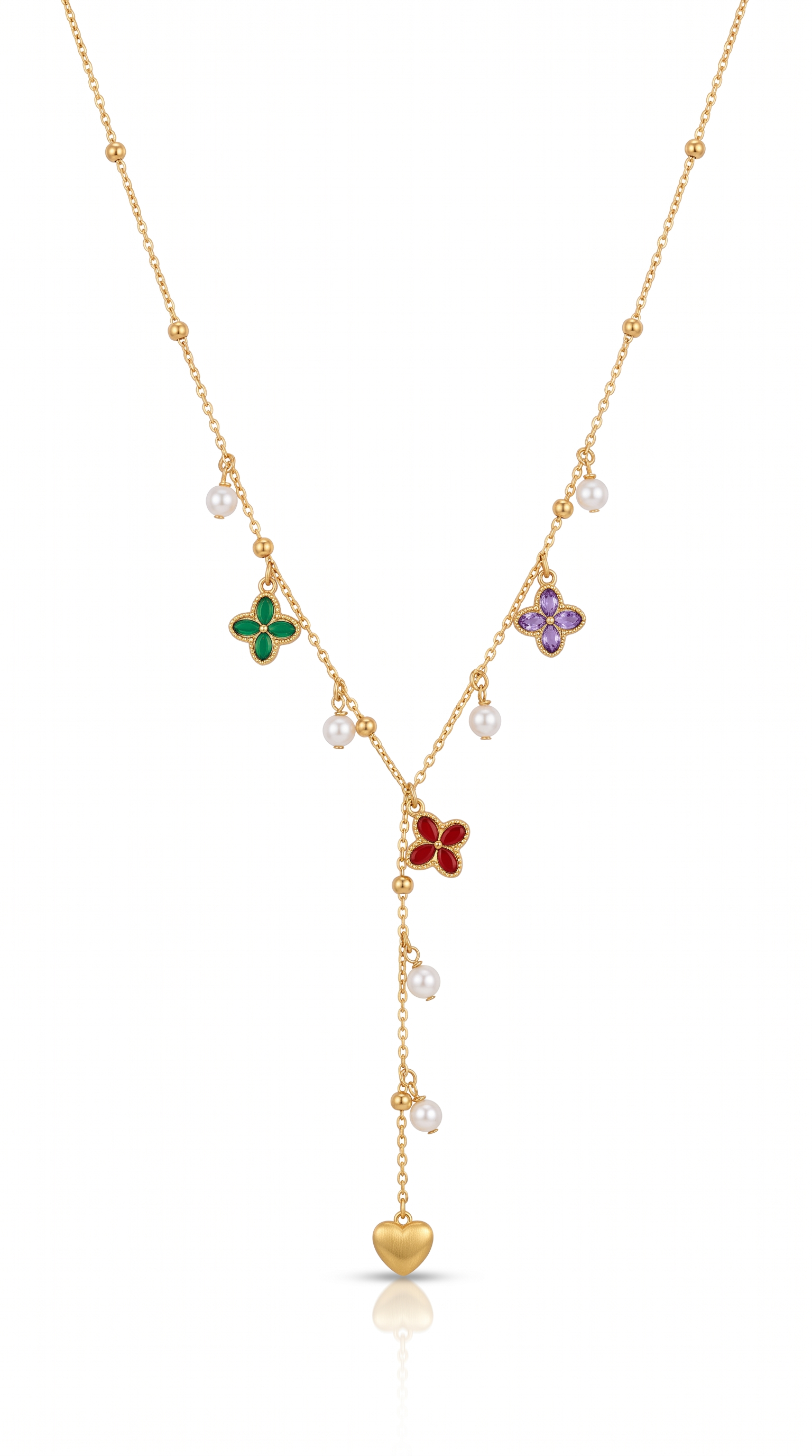 Blossom Garden Lariat Necklace