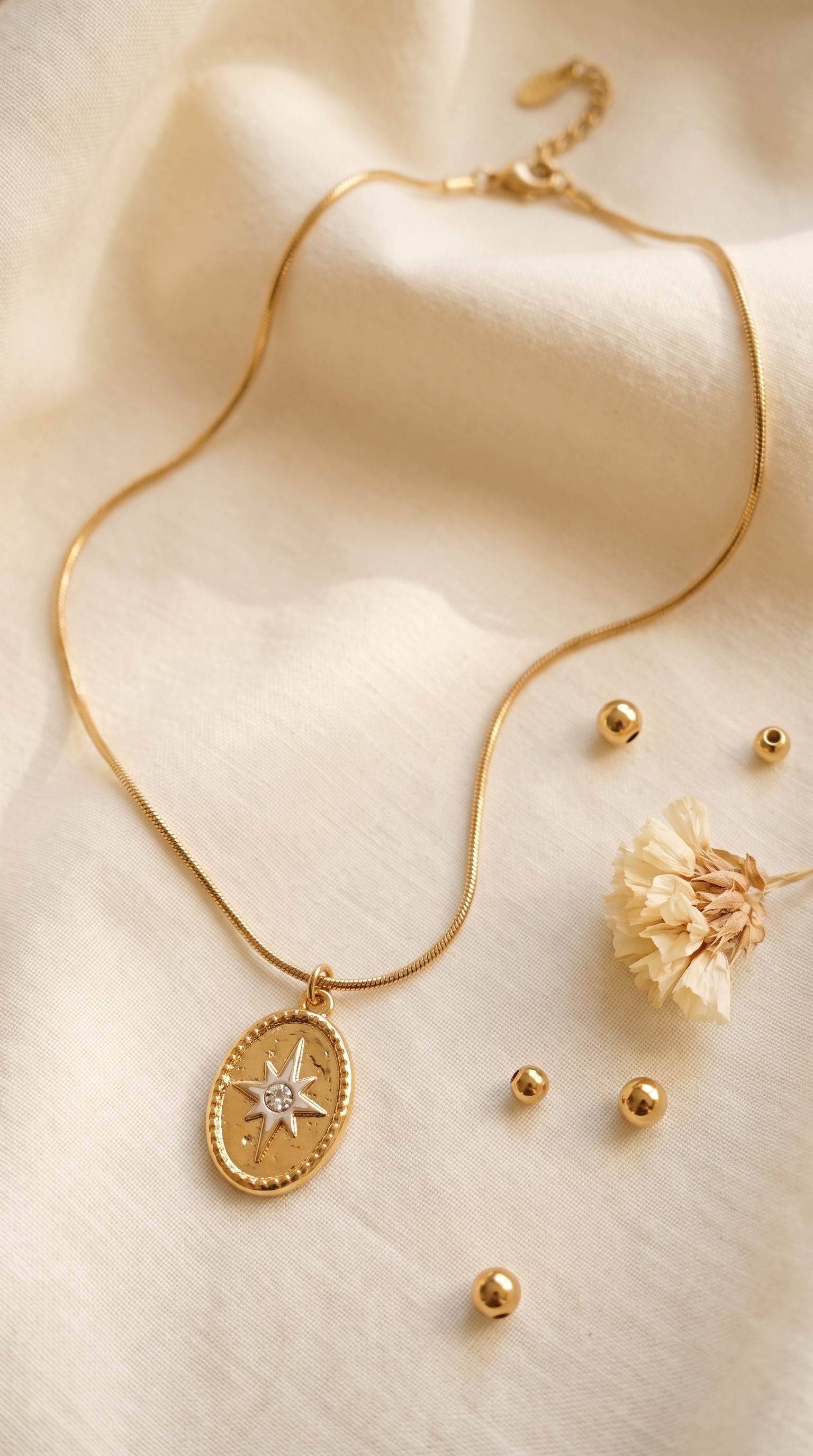 North Star Coin Necklace