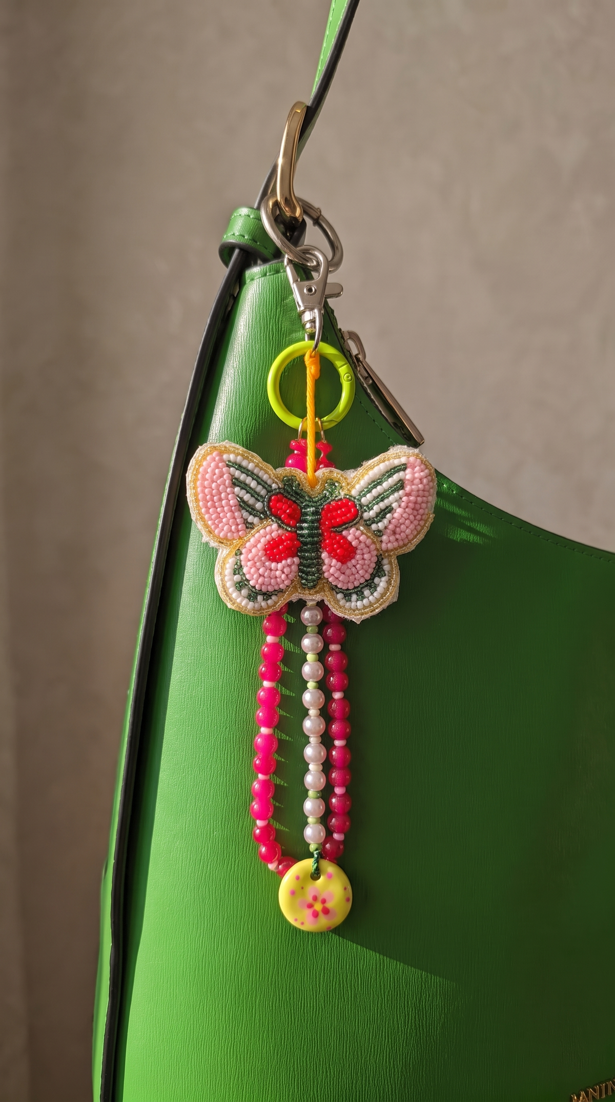 Cherry Buttercup Bag Charm
